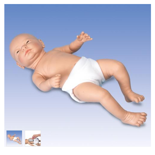 德国3B Scientific®Ready-or-Not-Tot® 互动婴儿模型，男婴
