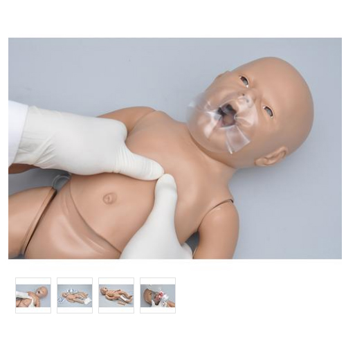 德国3B Scientific®新生儿CPR和综合护理模型，带控制器，增加胫骨穿刺和静脉通路